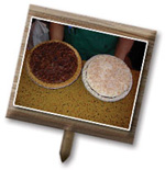 Roadside BBq pecan & coconut pies